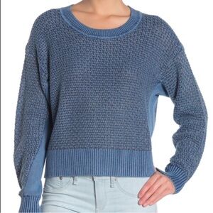 Rag & Bone Kyra Crewneck Metallic Pullover Sweater - Size Medium